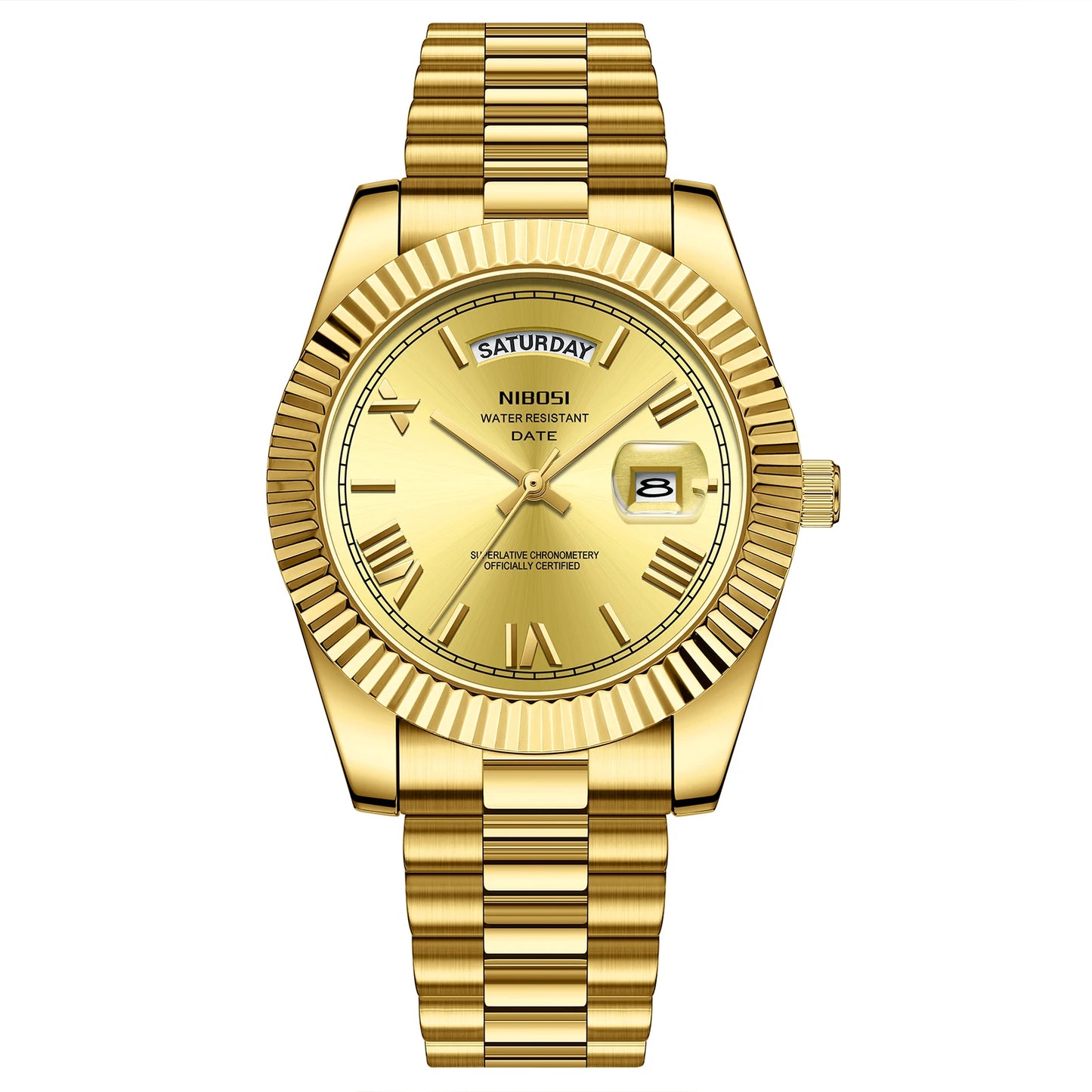 Fashion Men Watches Top Brand Luxury Wristwatch Day Date Miyota Quartz Watch Men Waterproof Steel Male Clock Reloj Hombre