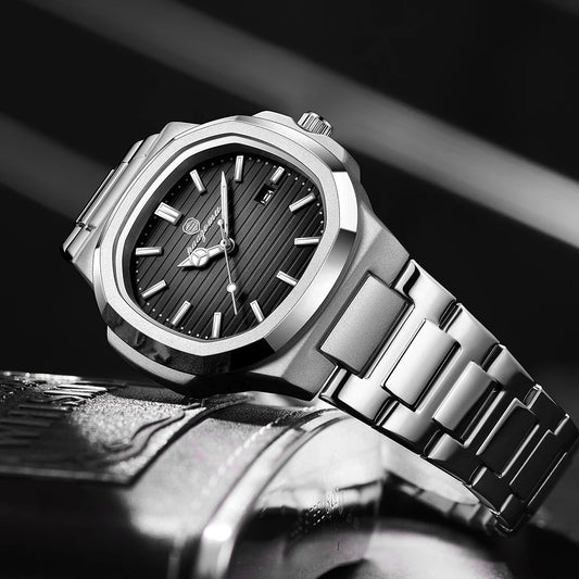 Luxury Man Wristwatch Waterproof Luminous Chronograph Watch for Men Stainless Steel Men'S Quartz Watches Reloj Hombre