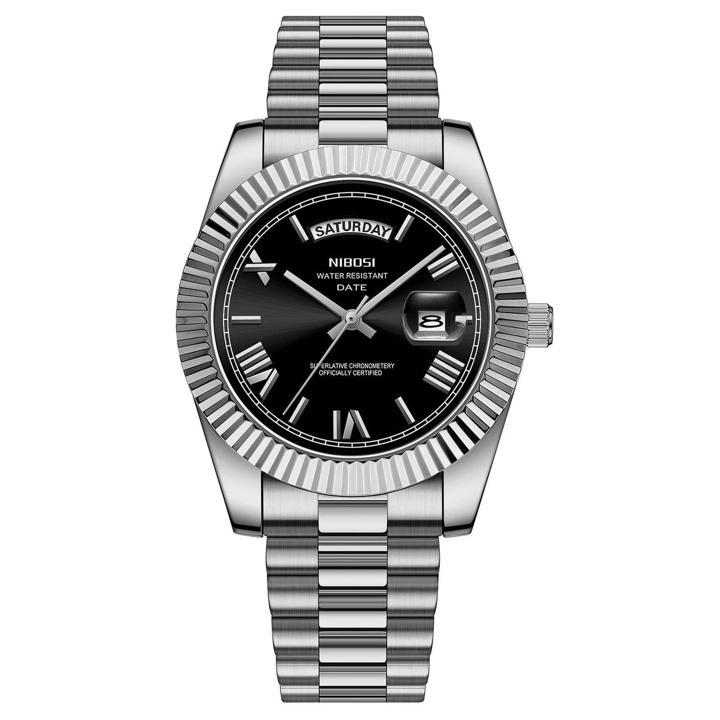 Fashion Men Watches Top Brand Luxury Wristwatch Day Date Miyota Quartz Watch Men Waterproof Steel Male Clock Reloj Hombre